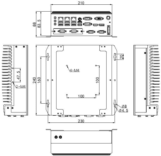 Detailed Functional Breakdown of Each Indstrial Computer Component and Part