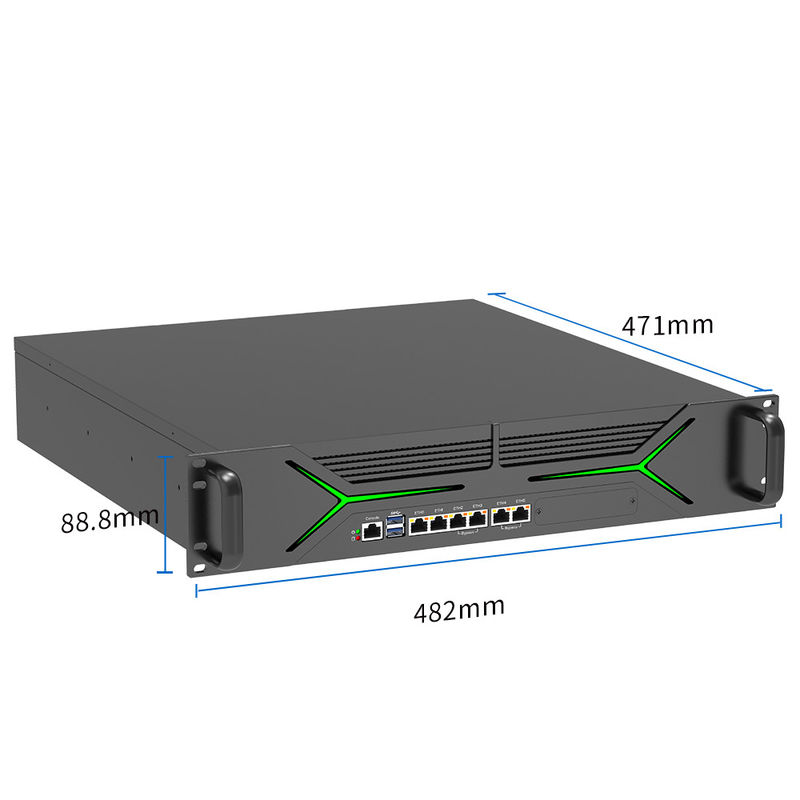 2U Rack Mount Computer 4 Optical Port For Modernize Data Center