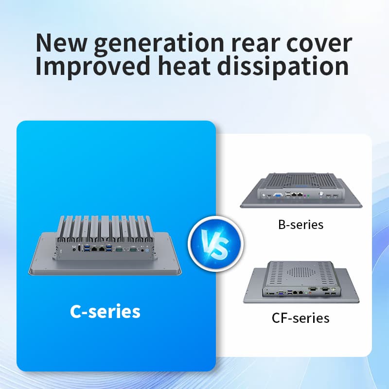 15 Inch Industrial Touchscreen Computer with Intel Core i5-8260U and IP65 Front Panel