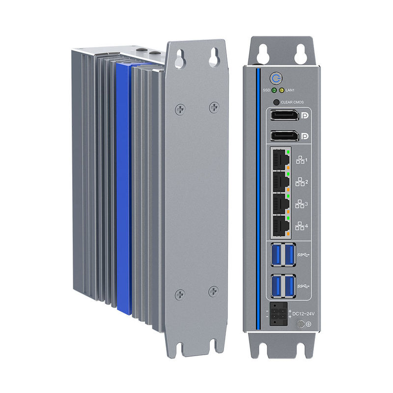 12th Gen i7 Industrial Computer Intel Alder Lake U Deca-Core with 4 lan