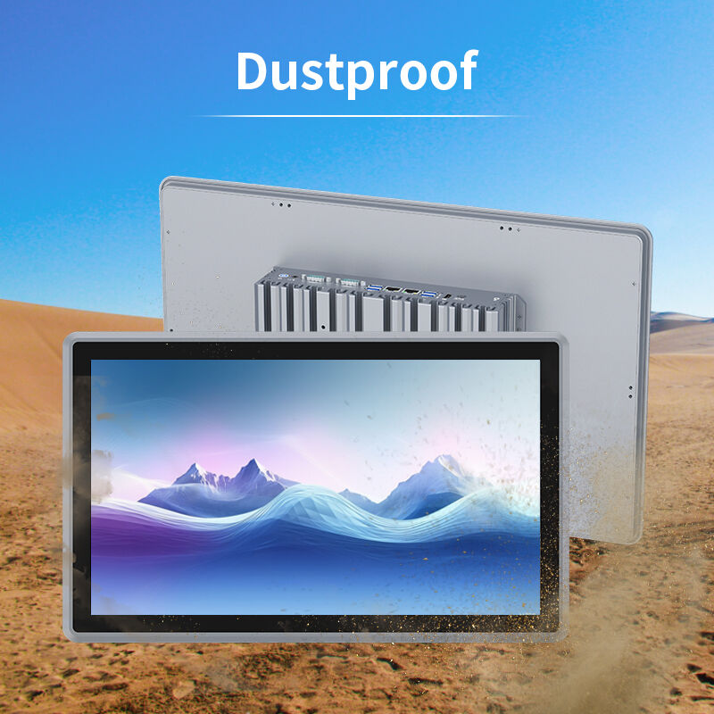 21.5 Inch Industrial All In One Computer With Capacitive Touch Display and Wide Temperature Support in Full Aluminum Alloy