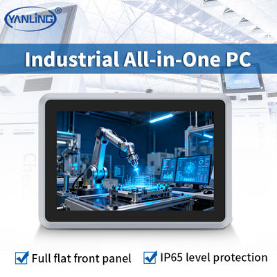 21.5 Inch Industrial All In One Computer With Capacitive Touch Display and Wide Temperature Support in Full Aluminum Alloy