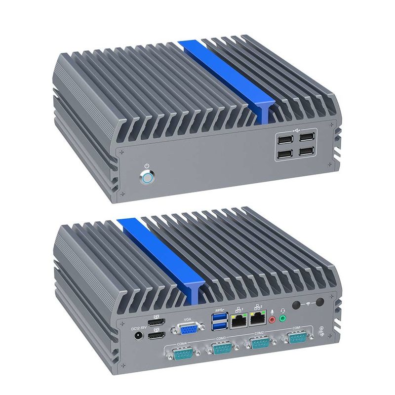 I5-12500T Industrial Mini PC Intel 12th Independent Core I5 6 Core With 4 COM 64GB DDR4 Memory
