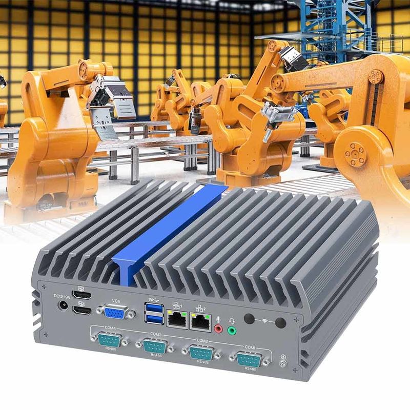 I5-12500T Industrial Mini PC Intel 12th Independent Core I5 6 Core With 4 COM 64GB DDR4 Memory