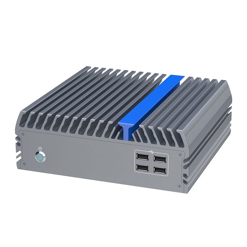good quality 12th Gen Intel Alder Lake N100 Fanless Industrial Mini PC Quad Core Mini Computer wholesale