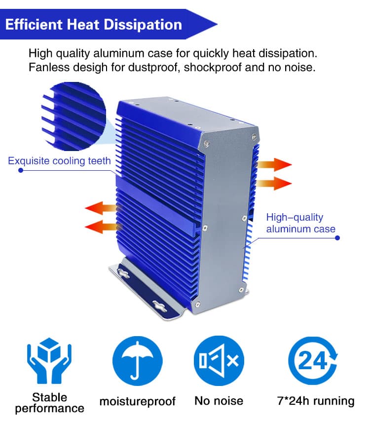 Advantages of Wide Voltage, Fanless, 4G/LTE & SIM Support, for a Rugged Industrial Computer