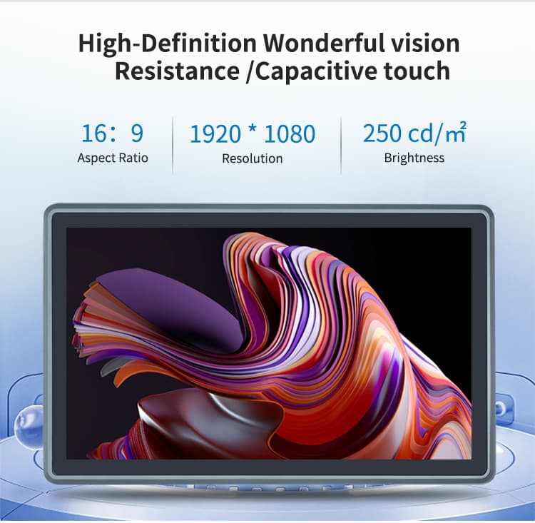21.5 inch industrial panel computer applications