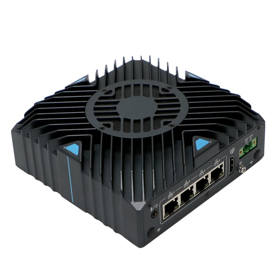 custom Multi-LAN Fanless Industrial Linux Computer Intel 10th Gen i7 RAID 0/1 Data Redundancy Compact AGV PC online