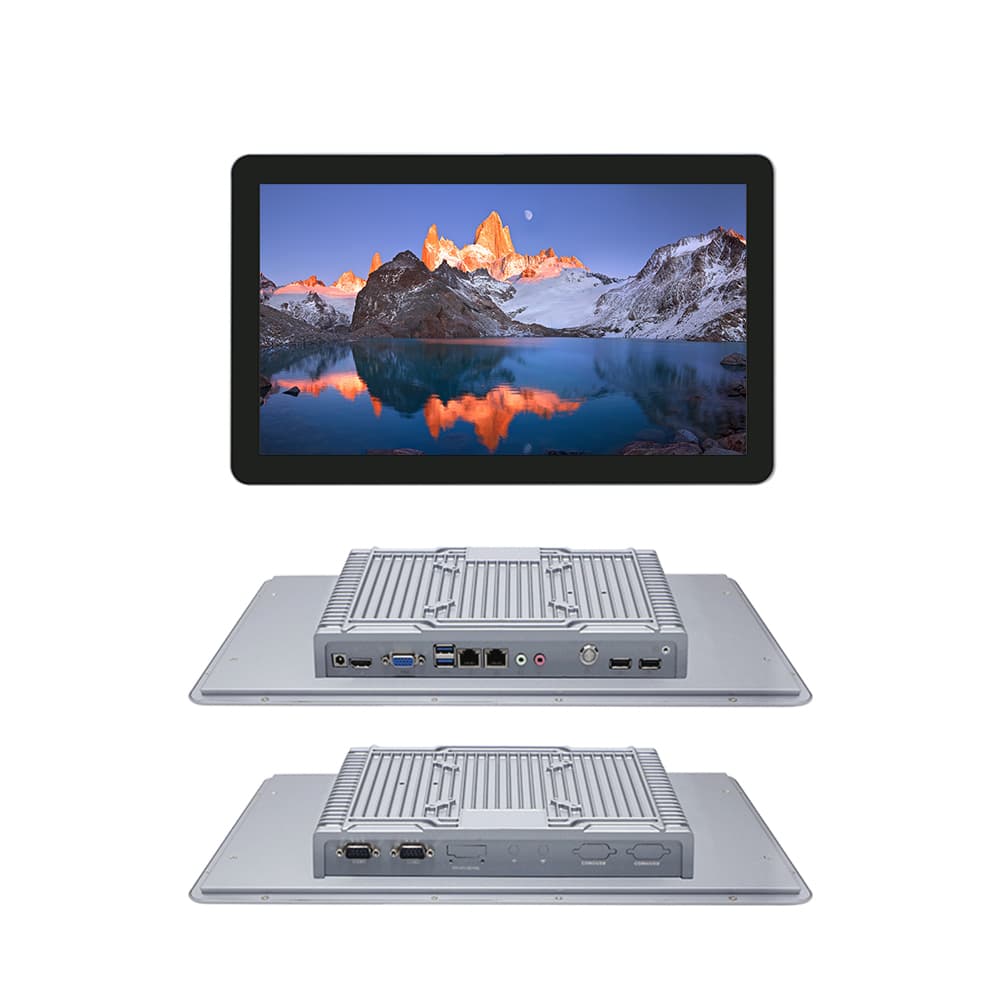 15.6 Inch Capacitive Touch Panel PC IP65 Waterproof Intel Core i7 Fanless All-in-One PC