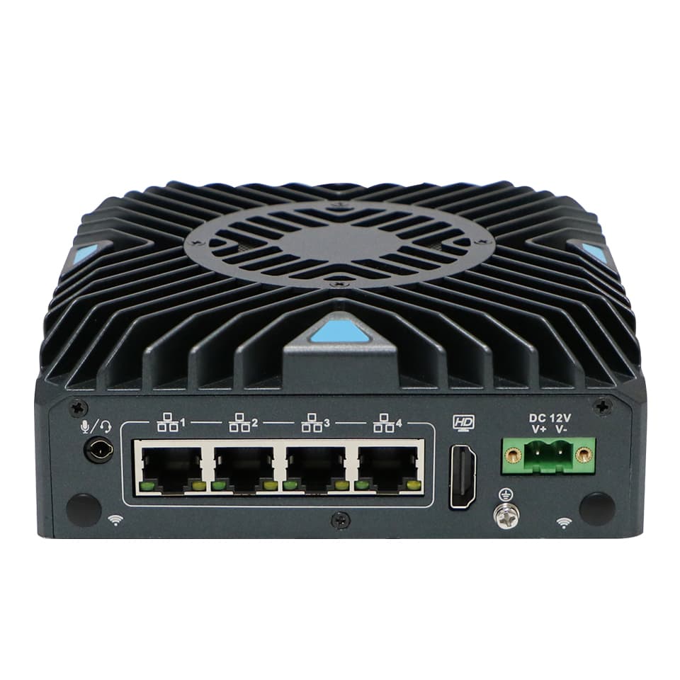 AGV Solution Industrial Linux Computer 4 Intel Gigabit LAN 9-36V Wide Voltage Intel 10th Gen Core i7