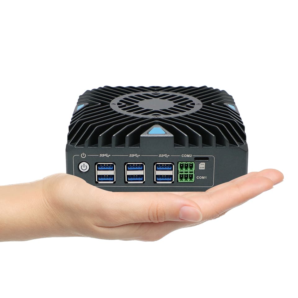 AGV Solution Industrial Linux Computer 4 Intel Gigabit LAN 9-36V Wide Voltage Intel 10th Gen Core i7