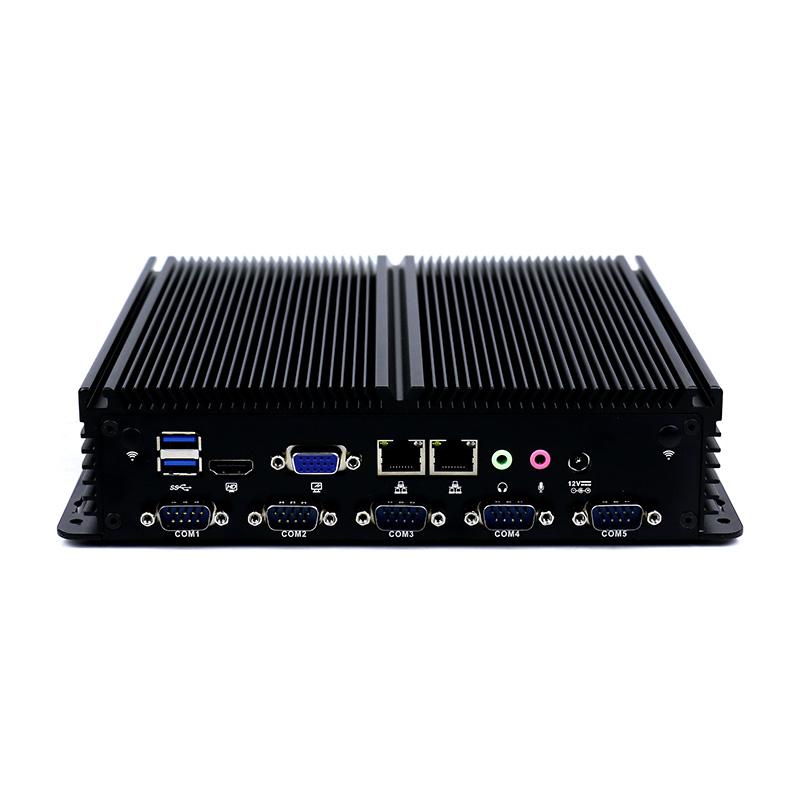 custom Intel Core i5 Industrial Computer 6 COM Ports Fanless IPC With Dual Intel LAN online