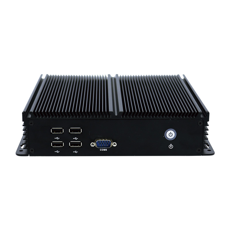 Intel Core i5 Industrial Computer 6 COM Ports Fanless IPC With Dual Intel LAN