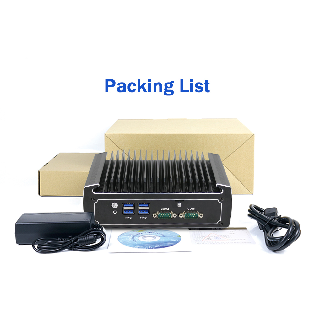 Fanless Industrial Mini Computer Intel Core i7 Dual LAN TPM 2.0 Security Nano N15