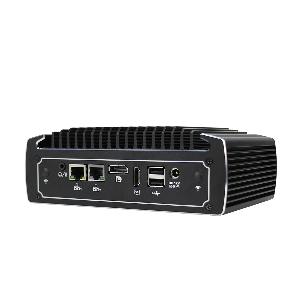 Fanless Industrial Mini Computer Intel Core i7 Dual LAN TPM 2.0 Security Nano N15