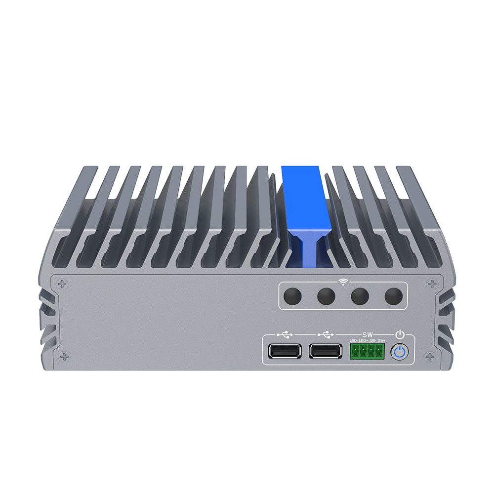 Fanless 12th Gen Intel N100 Small Industrial PC DDR5 4800MHz Triple Display