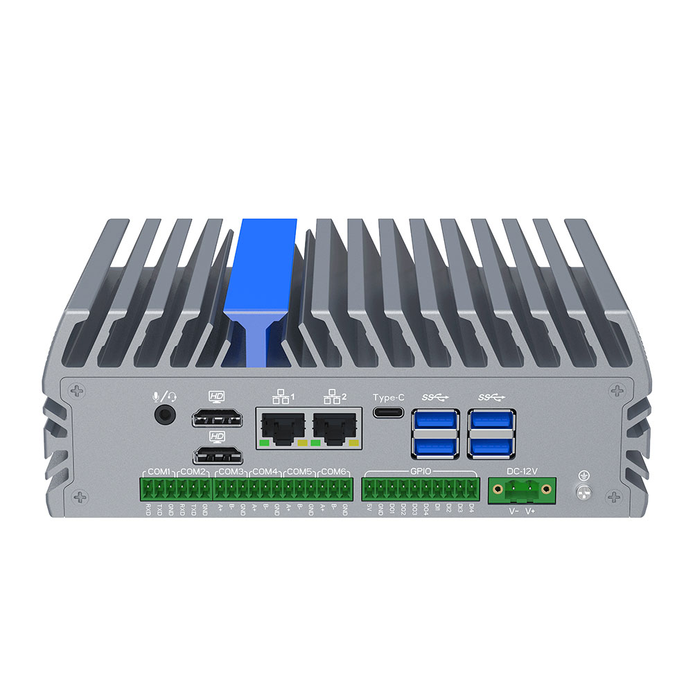 custom Fanless 12th Gen Intel N100 Small Industrial PC DDR5 4800MHz Triple Display online