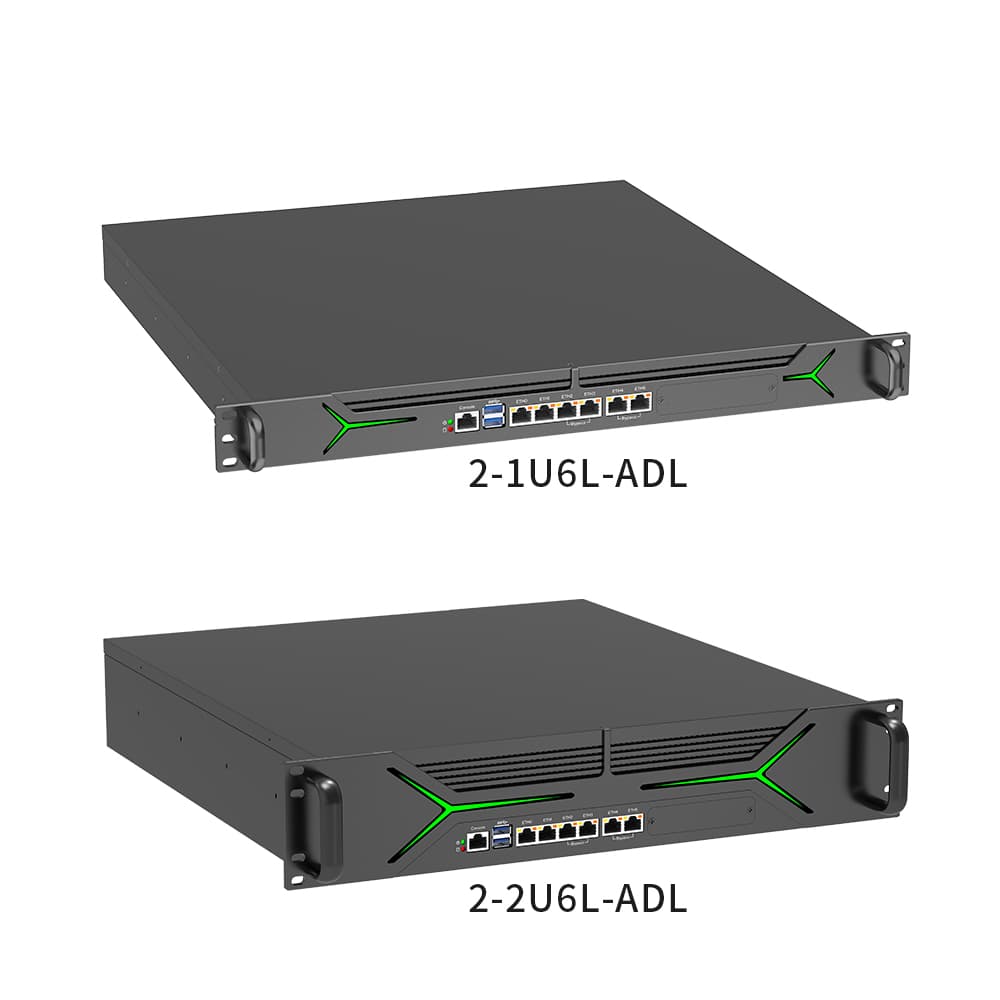 Network Security Platform Industrial Rackmount Computer 6 Intel LAN 12th/13th Gen Intel Core