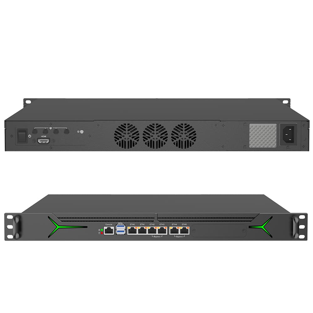Network Security Platform Industrial Rackmount Computer 6 Intel LAN 12th/13th Gen Intel Core