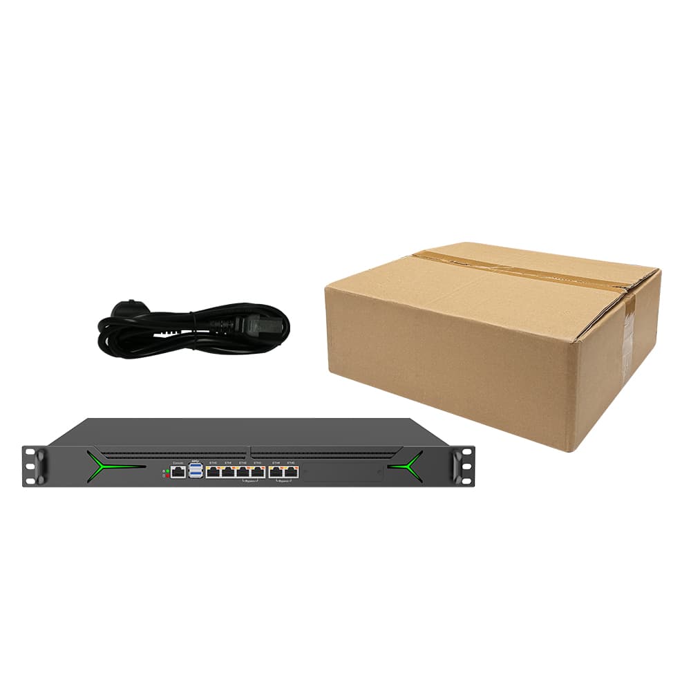 1U Industrial Rackmount PC 6 Intel LAN Intel Core i3 i5 i7