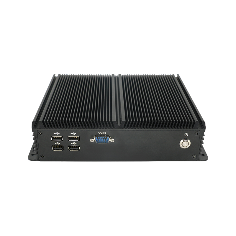 Intel J4125 Quad Core Fanless Industrial Mini PC High-Performance Embedded Computer Rugged 6 COM Automation Gateway