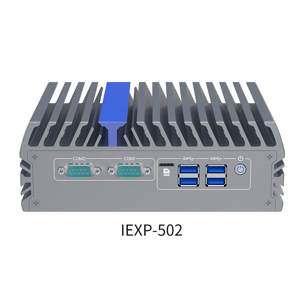 2.5G LAN Core i7 Industrial Mini PC 12th Gen Intel Fanless Embedded Computer IEXP-502