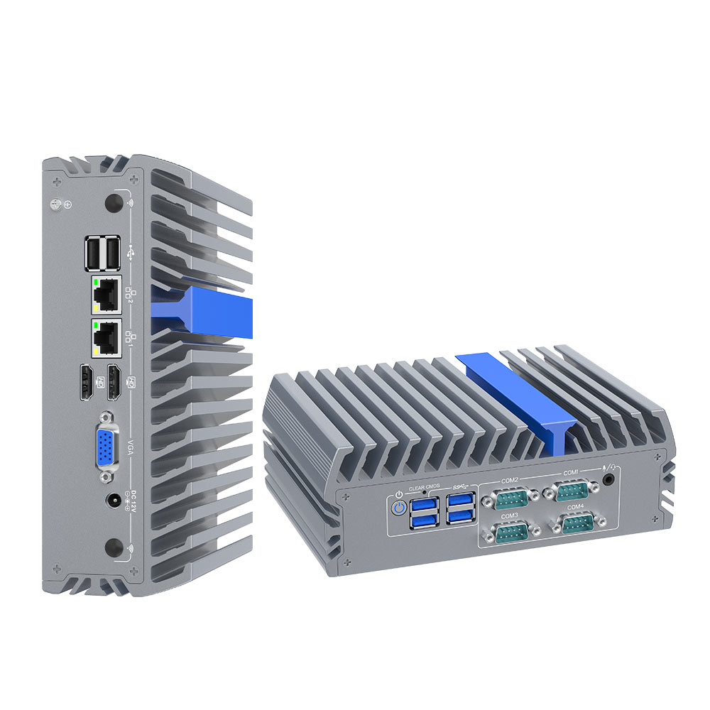 custom Triple Display Support Industrial Mini PC Intel N100 Fanless & Rugged Embedded Computing online