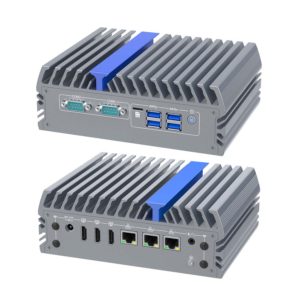 2.5G LAN Core i7 Industrial Mini PC 12th Gen Intel Fanless Embedded Computer IEXP-502