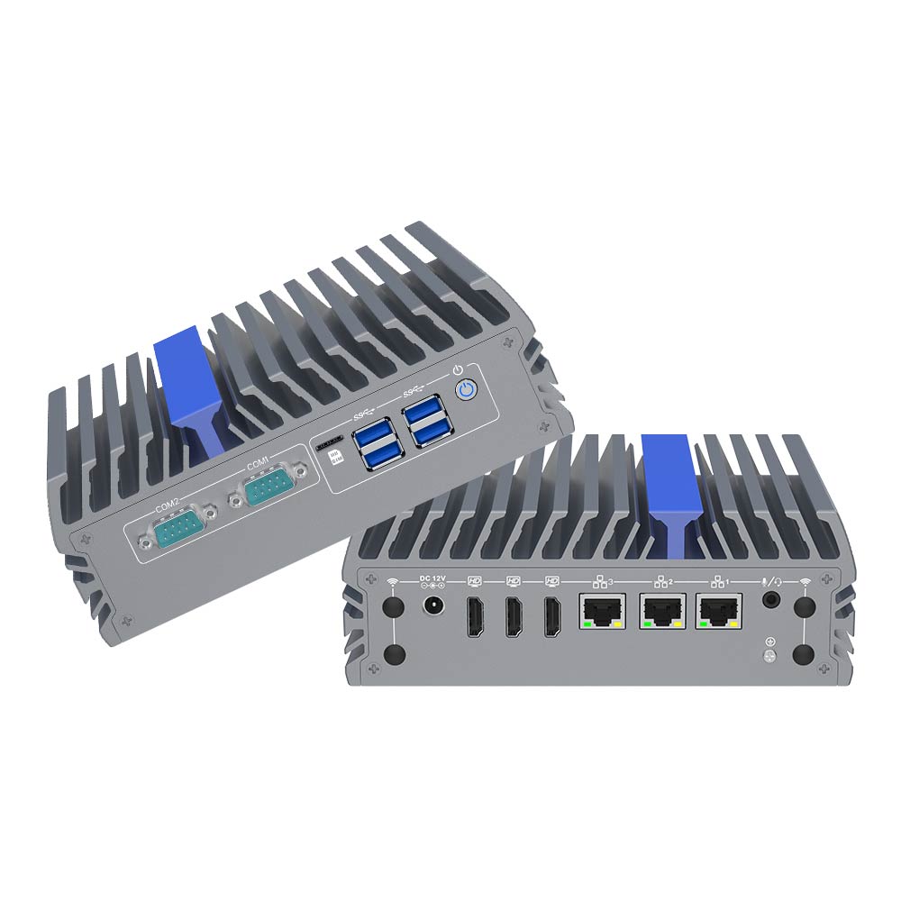 custom 2.5G LAN Core i7 Industrial Mini PC 12th Gen Intel Fanless Embedded Computer IEXP-502 online
