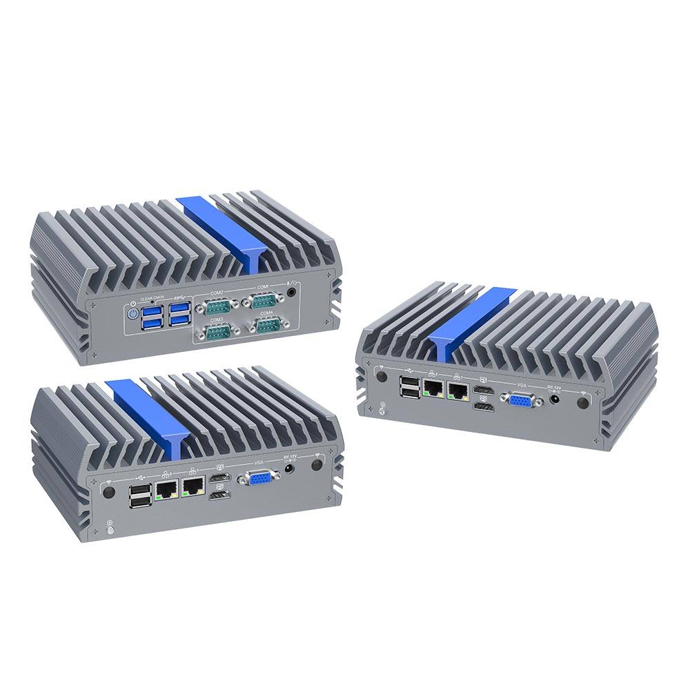 Triple Display Support Industrial Mini PC Intel N100 Fanless & Rugged Embedded Computing