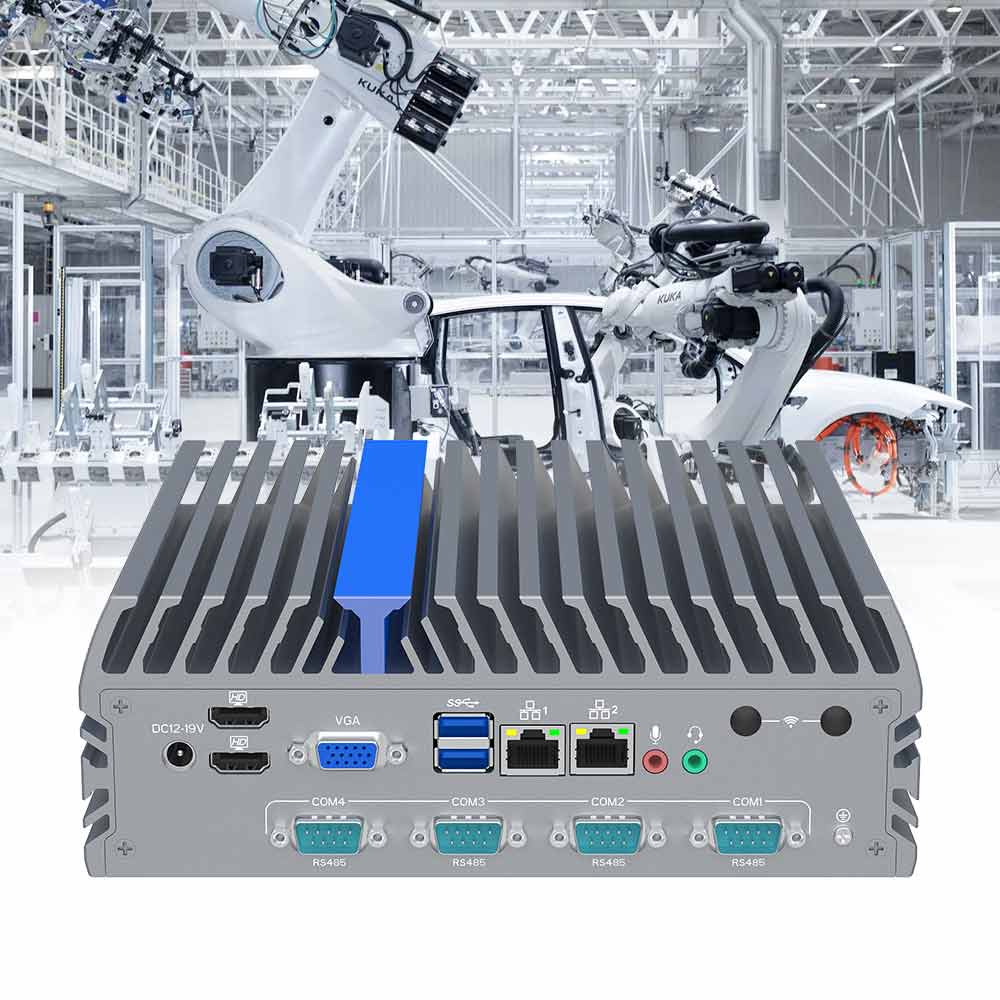 Wide Voltage + Fanless Industrial Computer